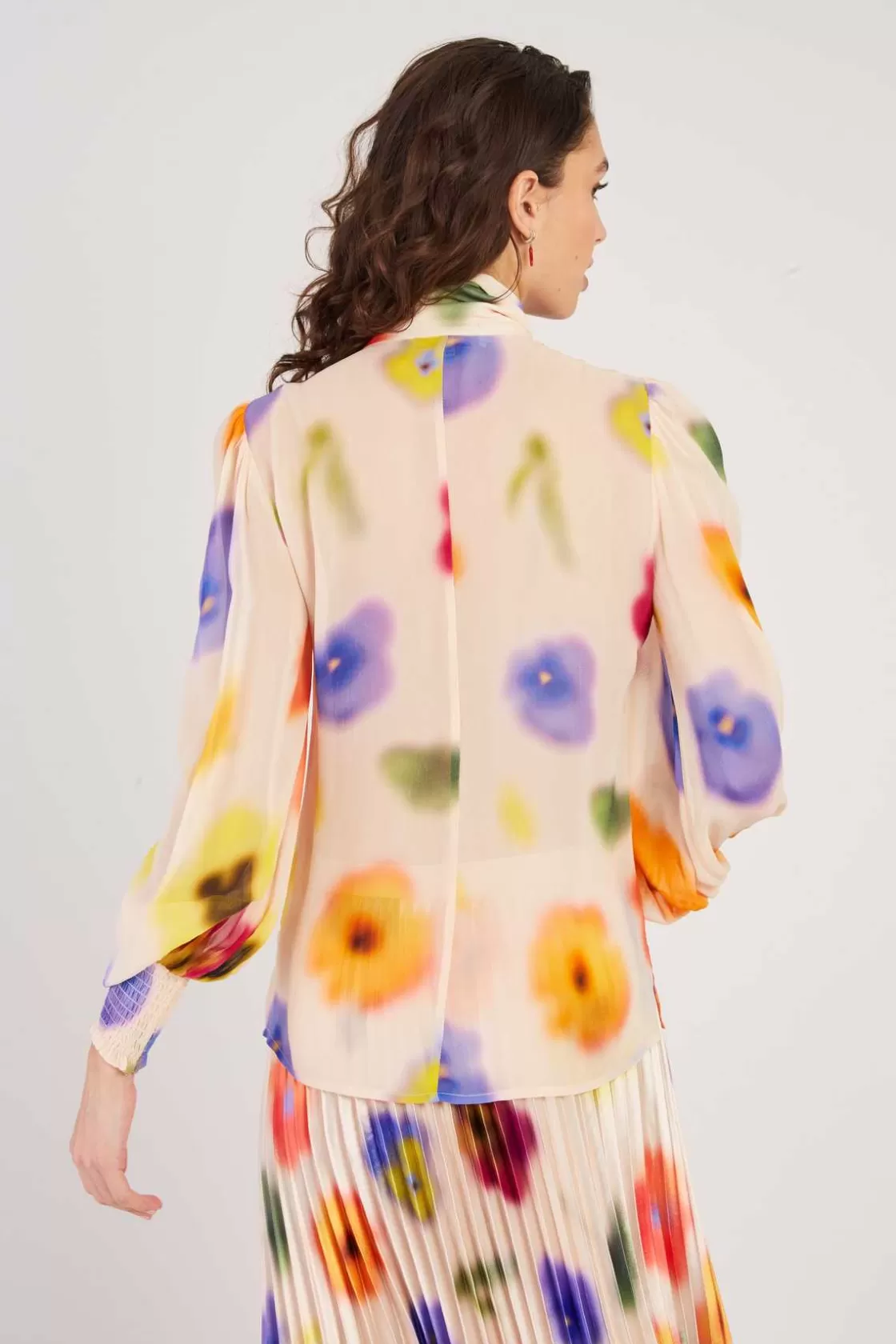 blouse_imprime_manches_longues_federica_2.webp Maison Derhy Les Blouses, Chemisiers & Tops-Blouse imprimée manches longues FEDERICA