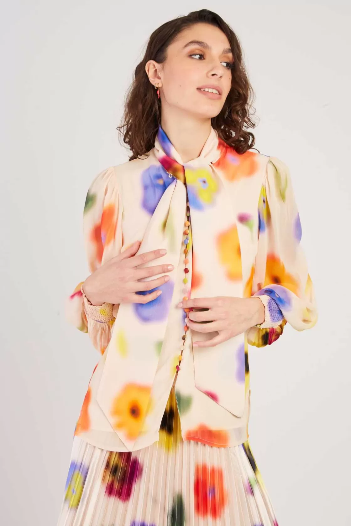 blouse_imprime_manches_longues_federica_3.webp Maison Derhy Les Blouses, Chemisiers & Tops-Blouse imprimée manches longues FEDERICA