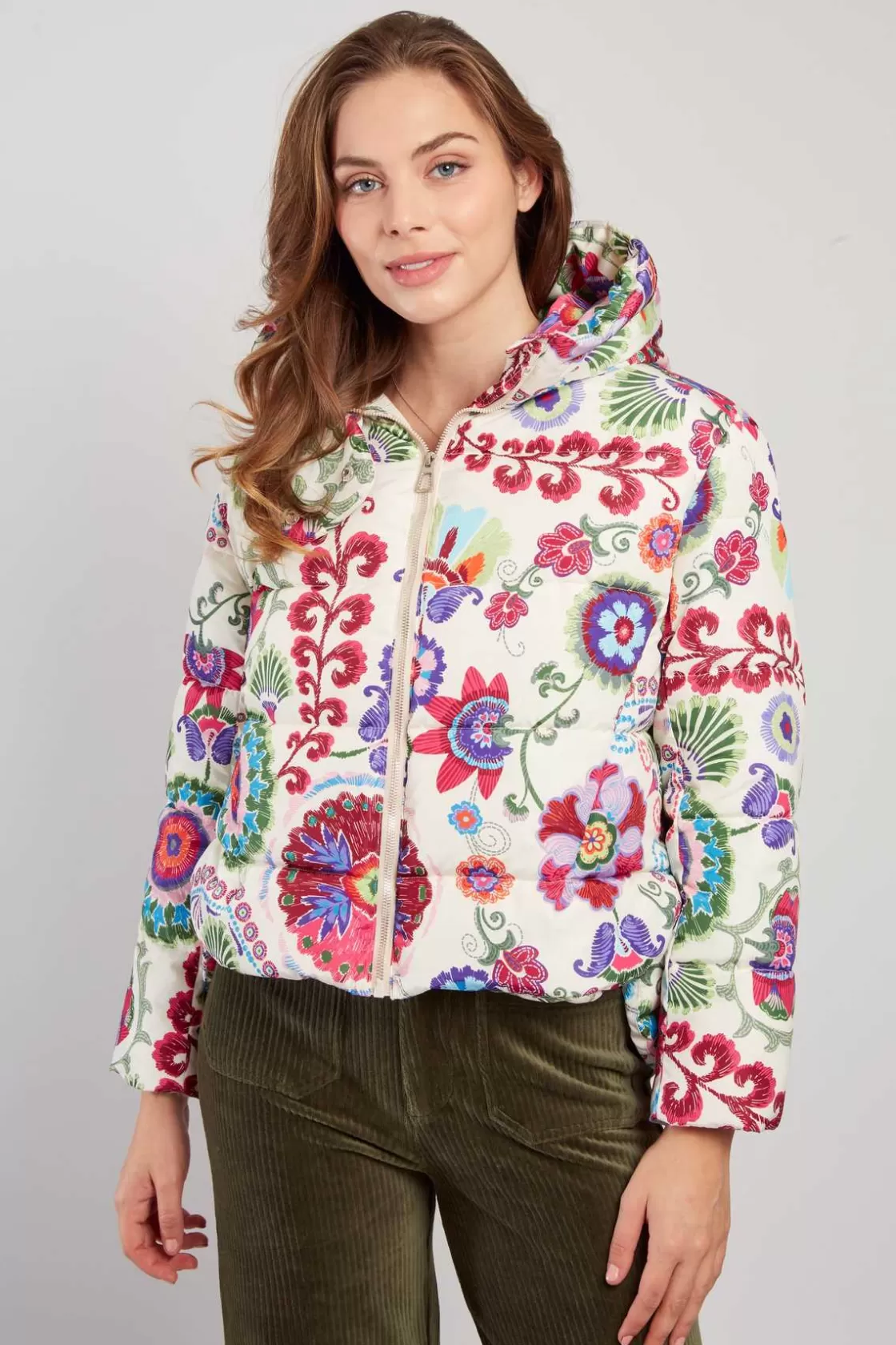 doudoune__capuche_motif_floral_eduarda_5.webp Maison Derhy Les Manteaux, Vestes & Doudounes-Doudoune à capuche motif floral EDUARDA