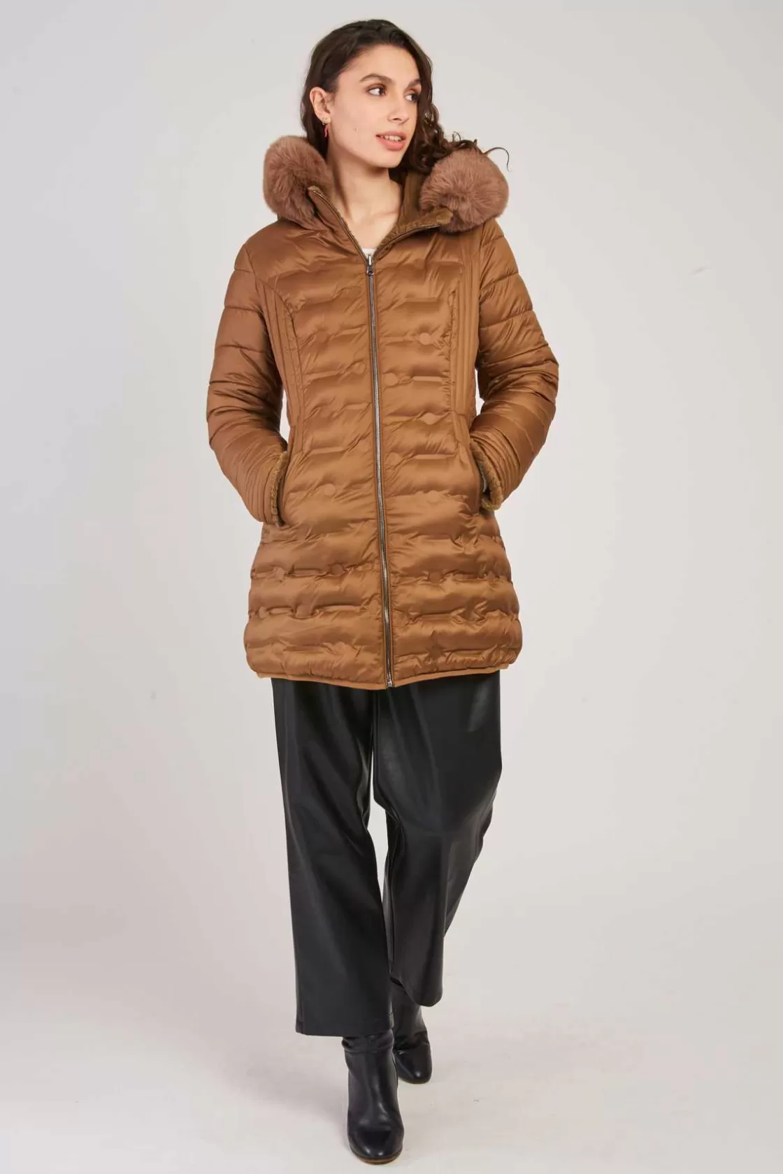 doudoune_milongue_rversible_eglantine_7.webp Maison Derhy Les Manteaux, Vestes & Doudounes-Doudoune mi-longue réversible EGLANTINE