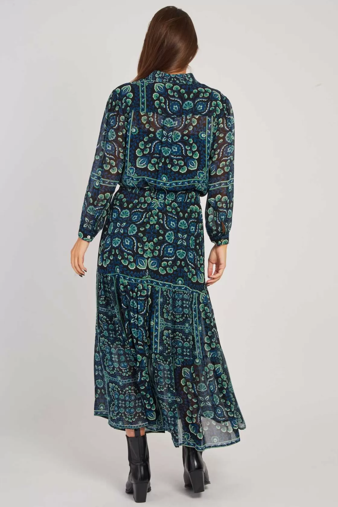 jupe_longue_fluide_imprime_florale_germana_3.webp Maison Derhy Les Jupes & Pantalons-Jupe Longue Fluide Imprimée Florale GERMANA Noir