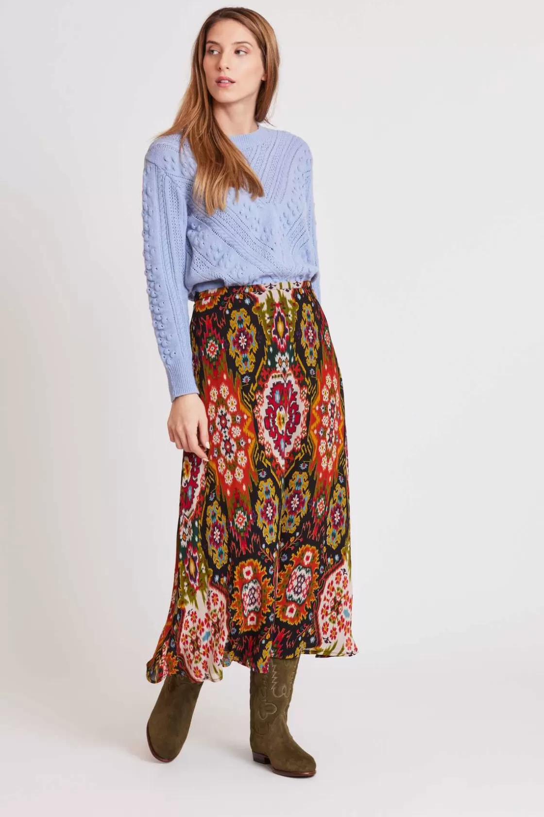 jupe_midi_imprime_hyacinthe_3.webp Maison Derhy Les Jupes & Pantalons-Jupe midi imprimée HYACINTHE