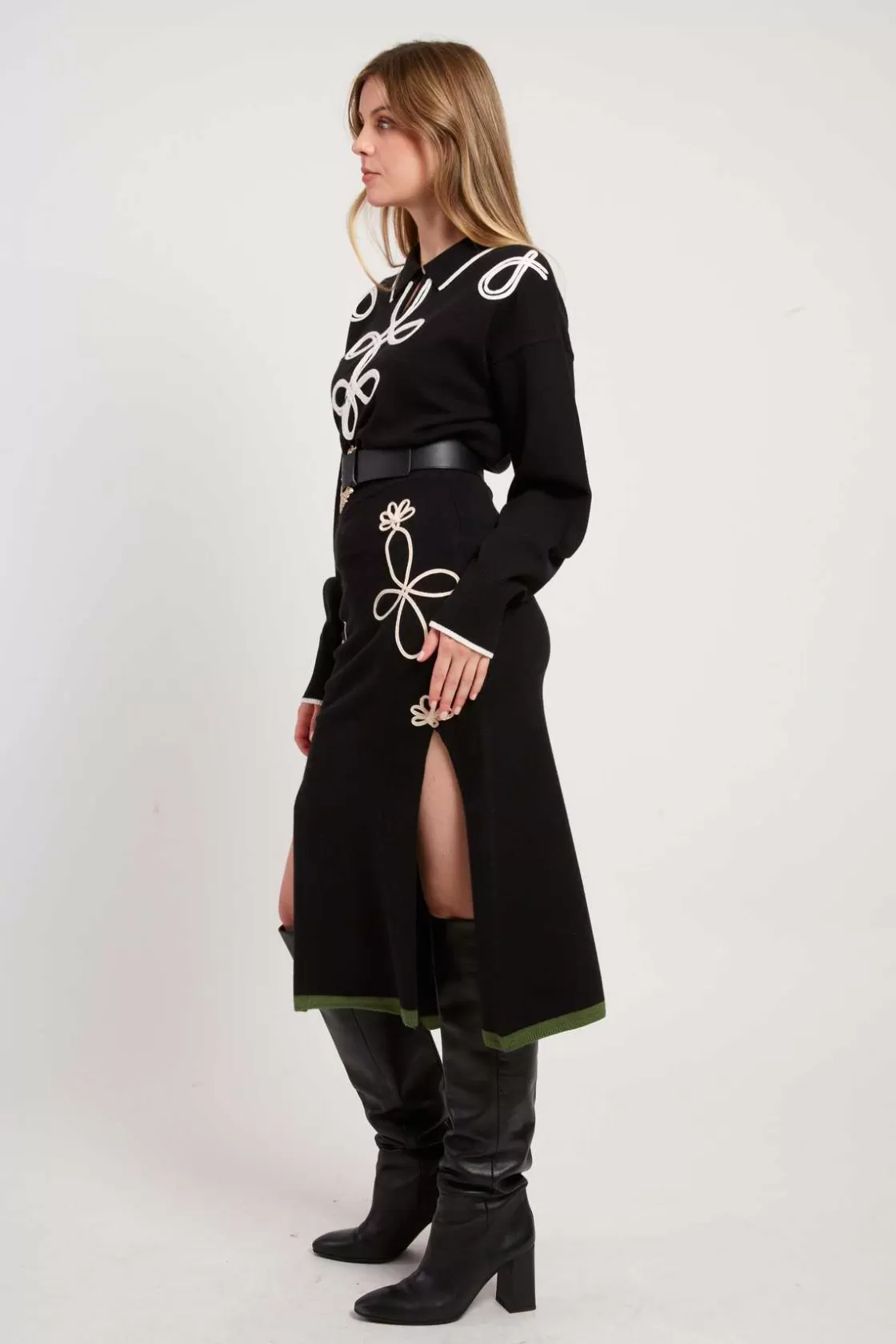 jupe_milongue_fendue_en_maille_gaby_8.webp Maison Derhy Les Jupes & Pantalons-Jupe mi-longue fendue en maille GABY