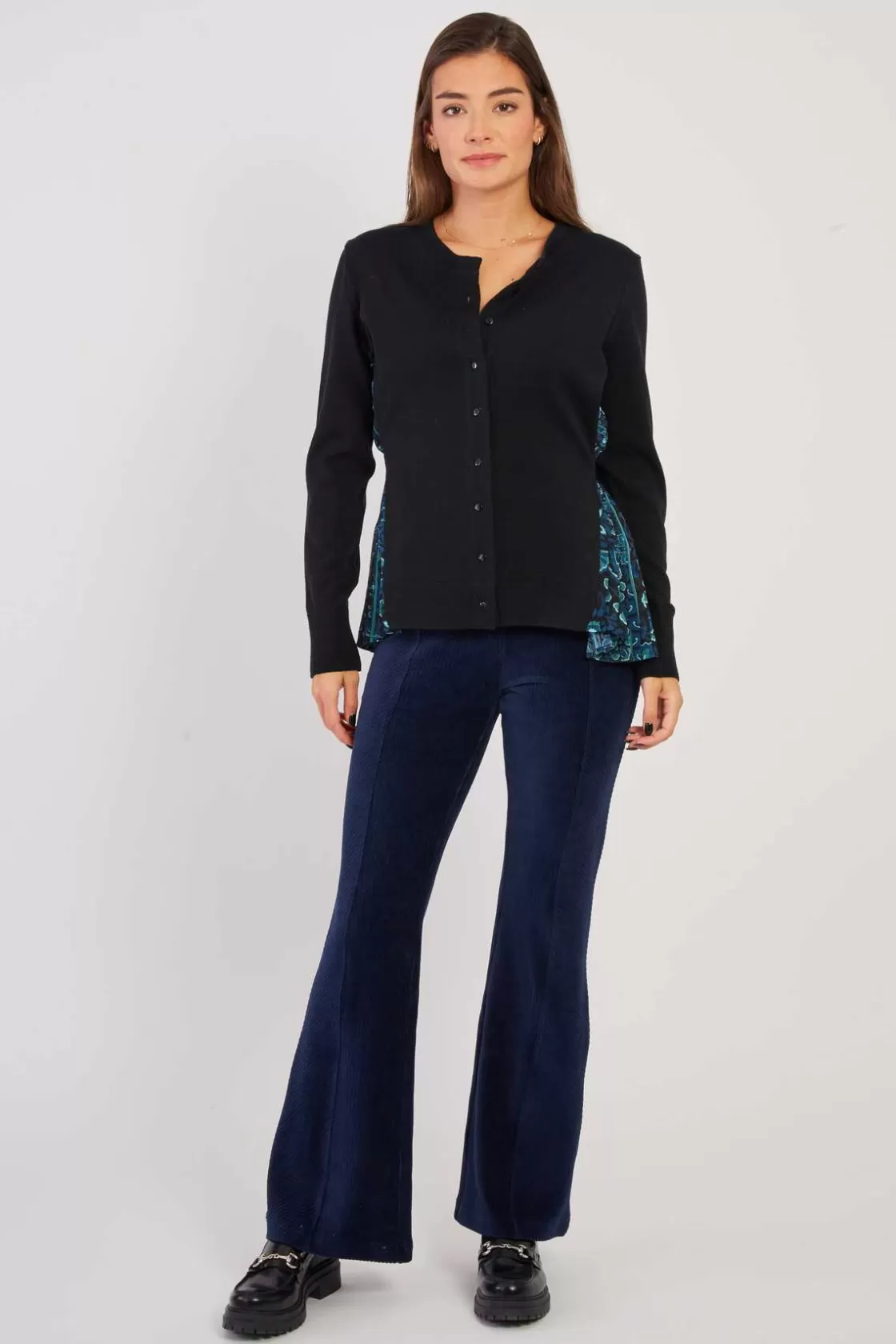 pantalon_en_velours_ctel_ragtime_14.webp Maison Derhy Les Jupes & Pantalons-Pantalon en velours côtelé RAGTIME