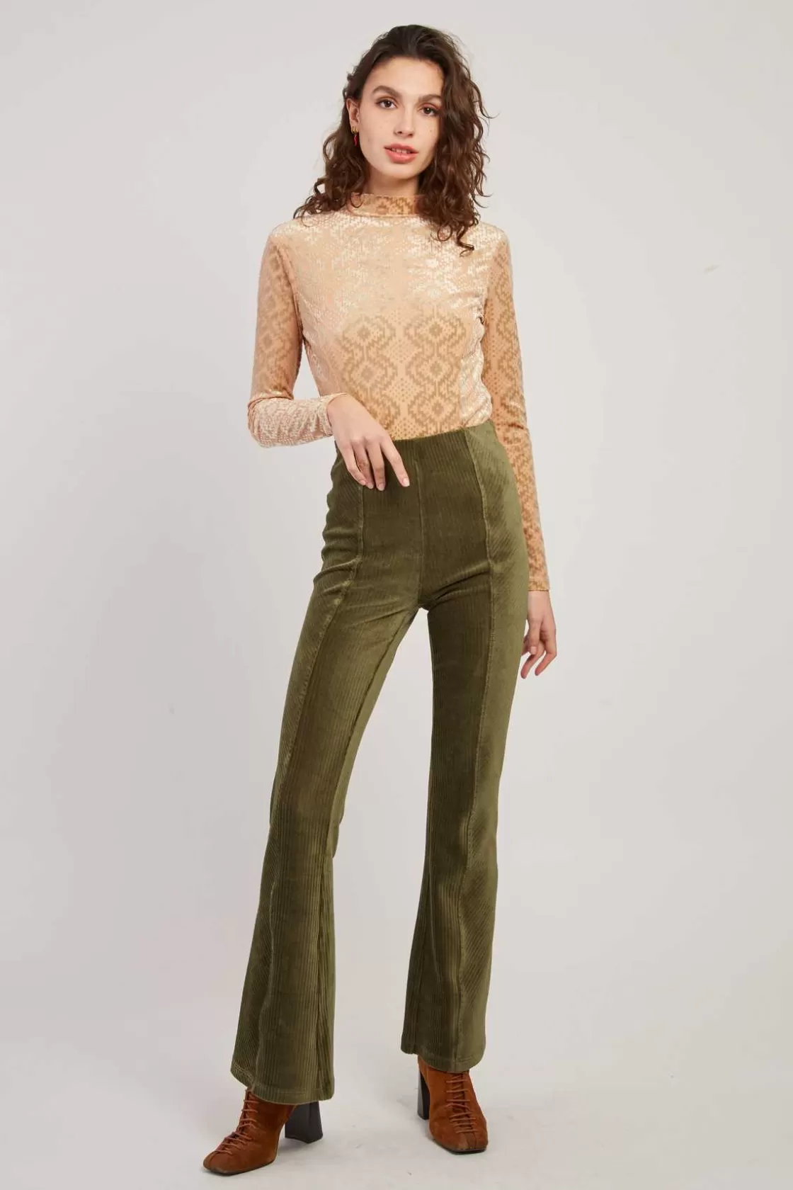 pantalon_en_velours_ctel_ragtime_19.webp Maison Derhy Les Jupes & Pantalons-Pantalon en velours côtelé RAGTIME