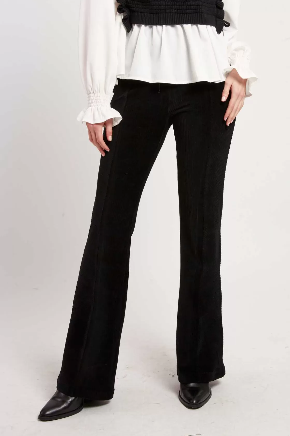 pantalon_en_velours_ctel_ragtime_2.webp Maison Derhy Les Jupes & Pantalons-Pantalon en velours côtelé RAGTIME