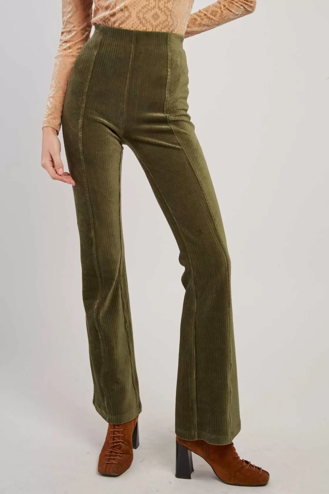 pantalon_en_velours_ctel_ragtime_20.webp Maison Derhy Les Jupes & Pantalons-Pantalon en velours côtelé RAGTIME