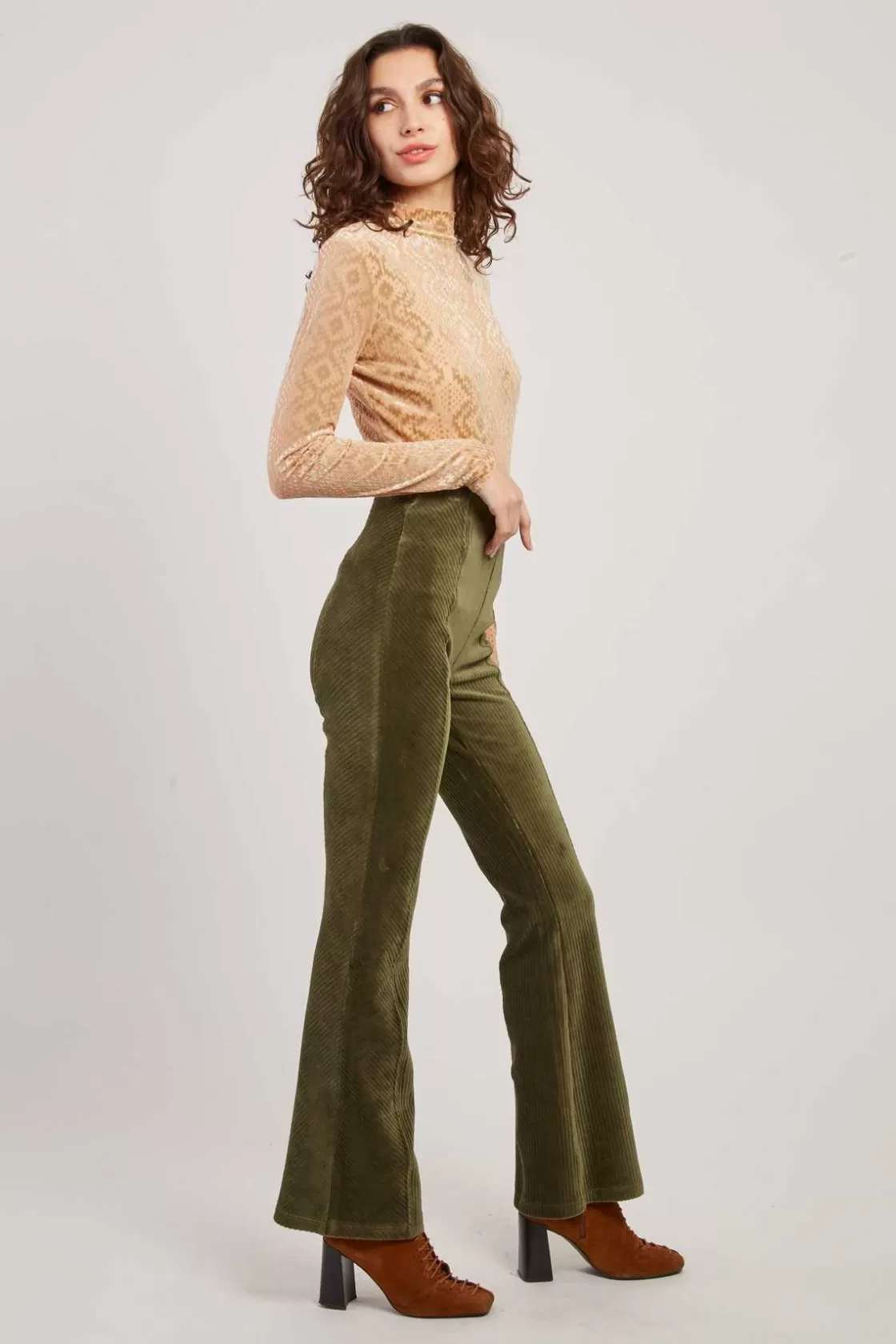 pantalon_en_velours_ctel_ragtime_22.webp Maison Derhy Les Jupes & Pantalons-Pantalon en velours côtelé RAGTIME