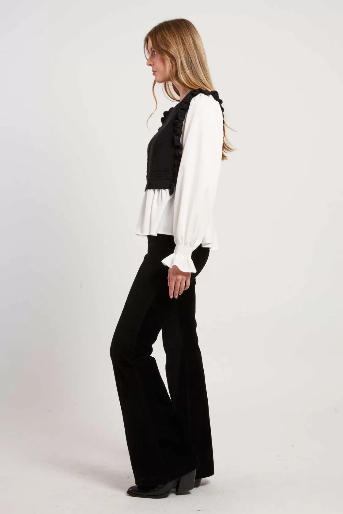 pantalon_en_velours_ctel_ragtime_3.webp Maison Derhy Les Jupes & Pantalons-Pantalon en velours côtelé RAGTIME