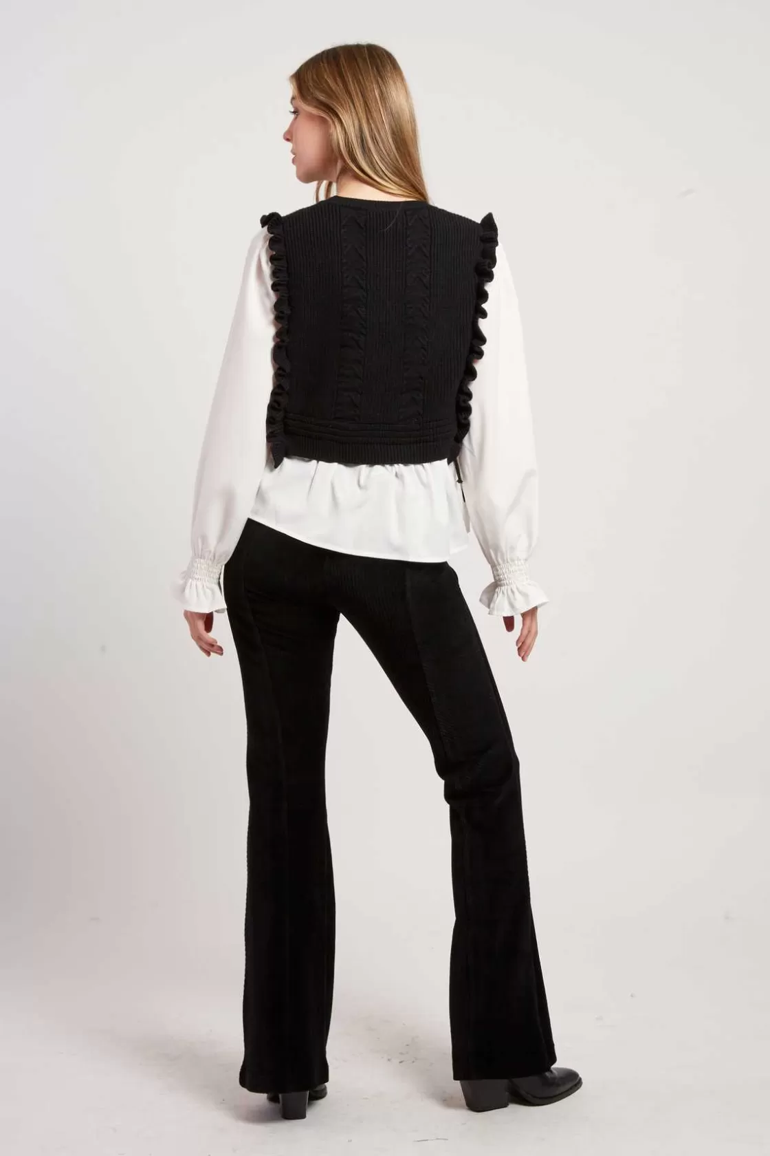 pantalon_en_velours_ctel_ragtime_5.webp Maison Derhy Les Jupes & Pantalons-Pantalon en velours côtelé RAGTIME