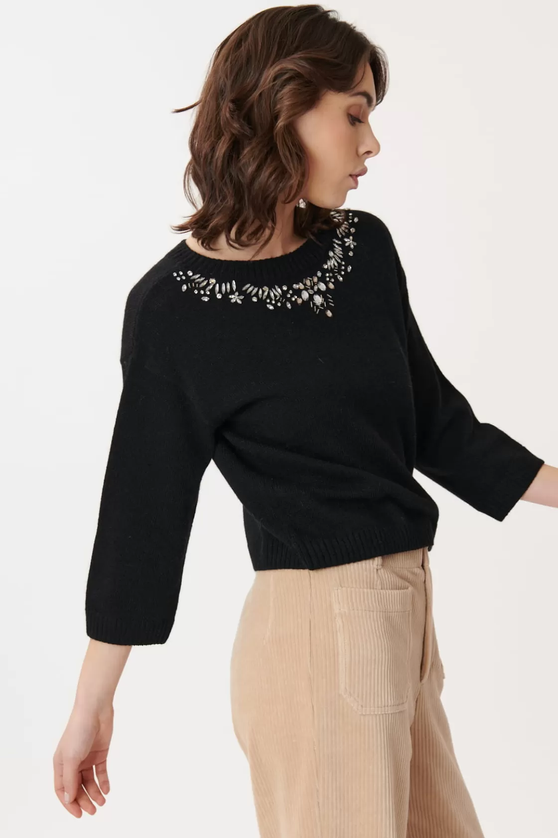 pull_brod_col_rond_jonas_11.webp Maison Derhy La Maille | Les Gilets, Cardigans & Pulls-Pull Brodé Col Rond JONAS