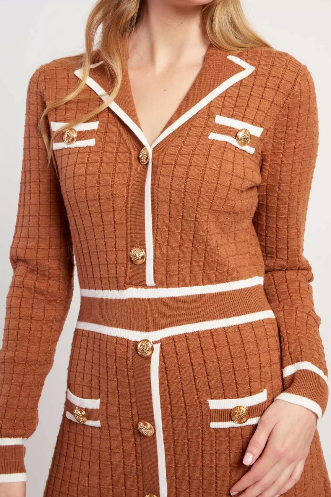 robe_courte_en_maille_avec_manches_longues_jade_14.webp Maison Derhy La Maille | Robes Courtes-Robe courte en maille avec manches longues JADE