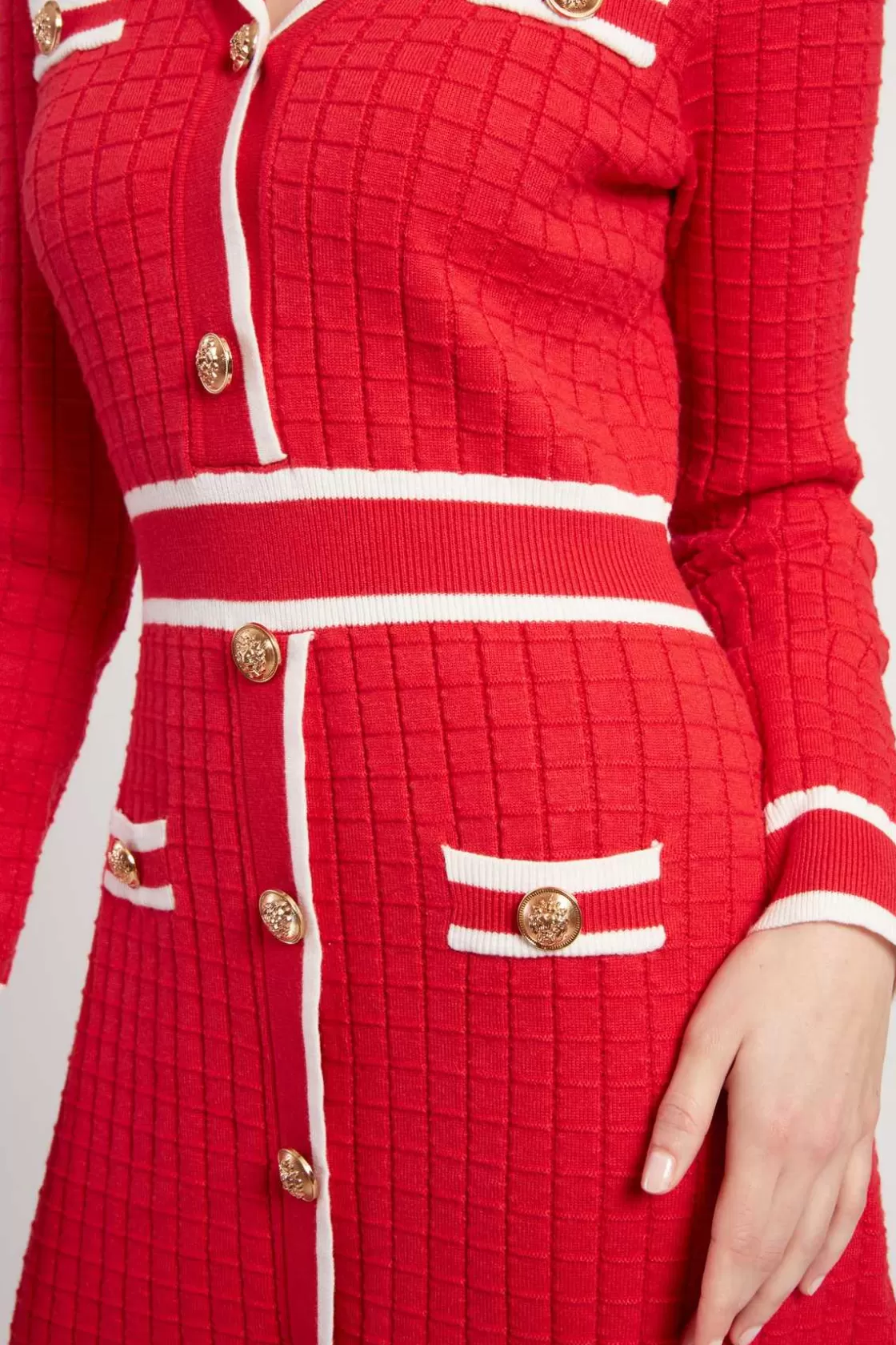 robe_courte_en_maille_avec_manches_longues_jade_8.webp Maison Derhy La Maille | Robes Courtes-Robe courte en maille avec manches longues JADE