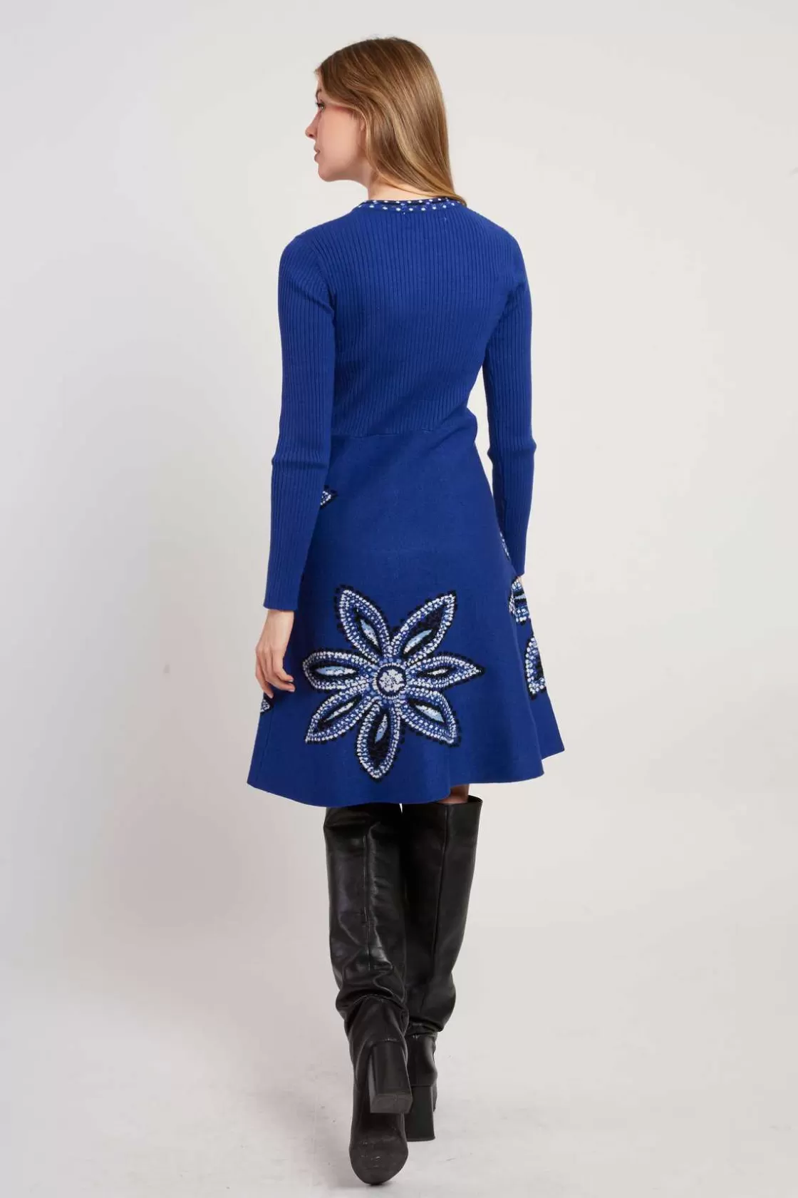 robe_courte_en_maille_jill_8.webp Maison Derhy La Maille | Robes Courtes-Robe courte en maille JILL