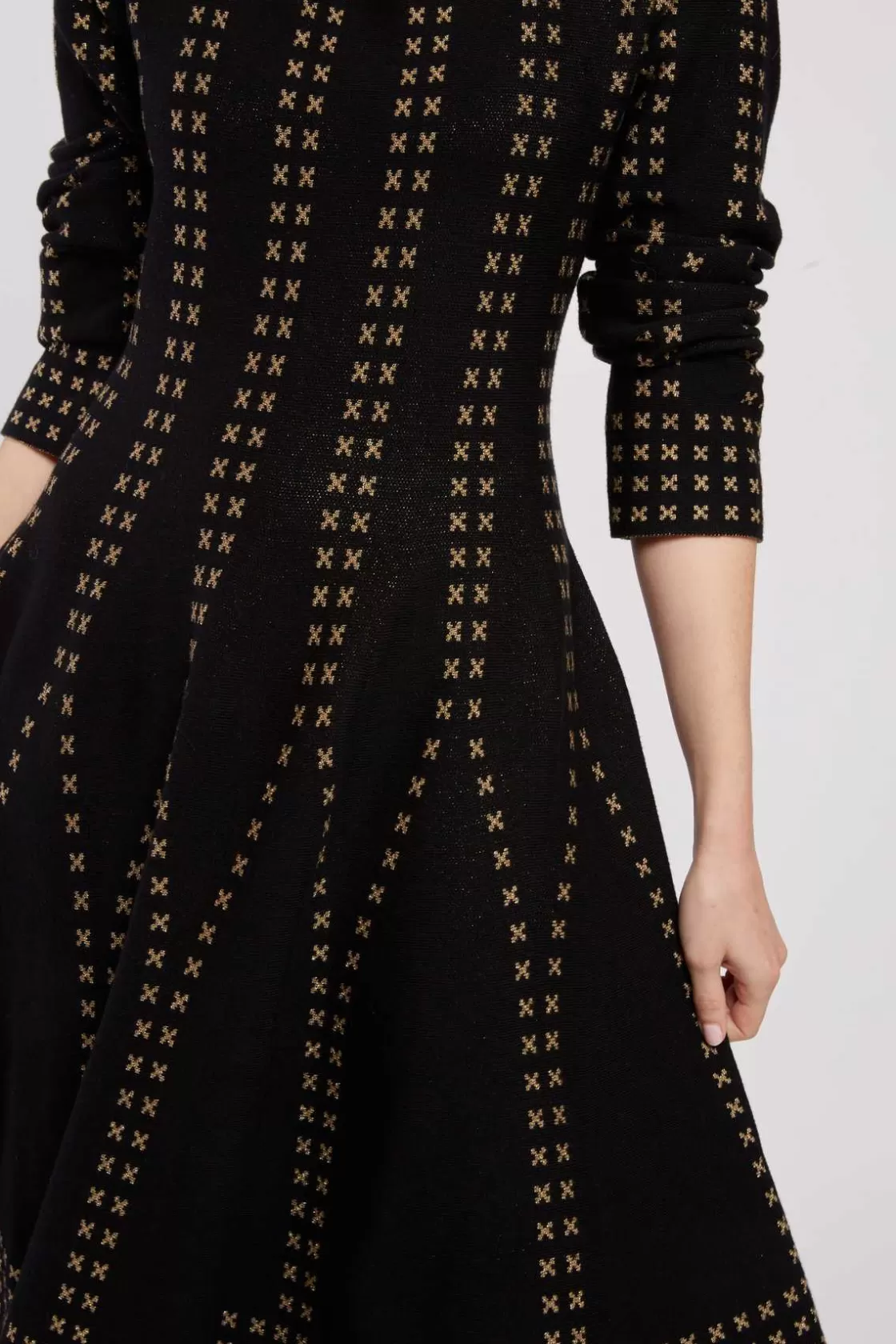 robe_courte_en_maille_jojoba_5.webp Maison Derhy La Maille | Robes Courtes-Robe courte en maille JOJOBA