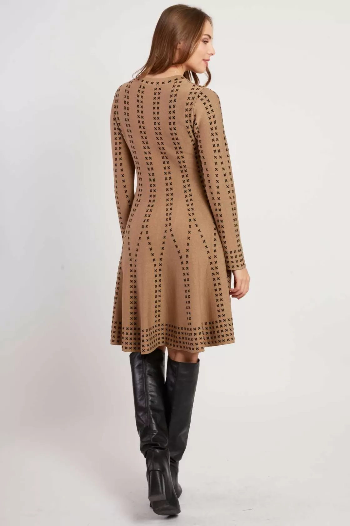 robe_courte_en_maille_jojoba_8.webp Maison Derhy La Maille | Robes Courtes-Robe courte en maille JOJOBA