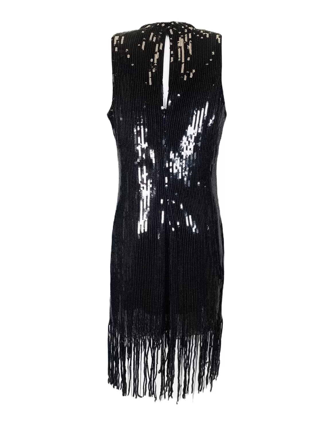 robe_de_ftes__paillettes_dalila_6.webp Maison Derhy Robes Courtes-Robe de fêtes à paillettes DALILA