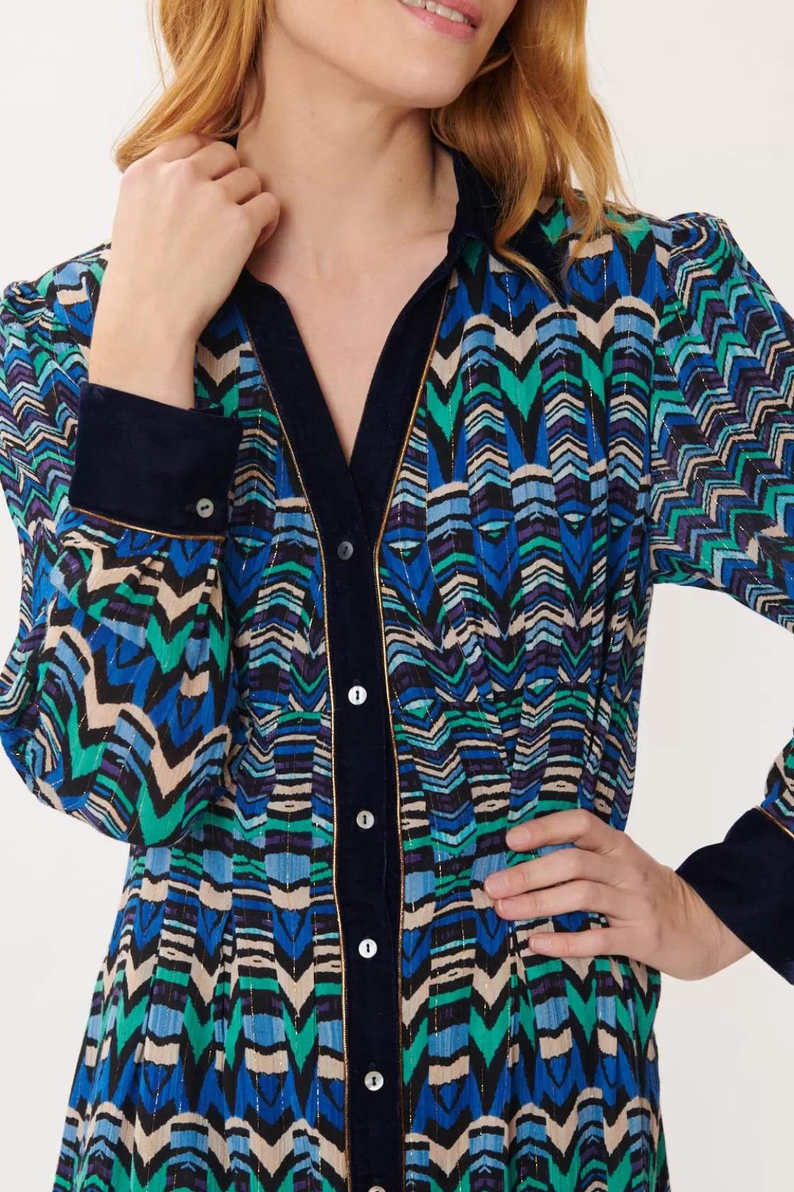 robe_longue_imprime_multicolore_adolie_3.webp Maison Derhy Robes Imprimées | Robes Longues-Robe Longue Imprimée Multicolore ADOLIE