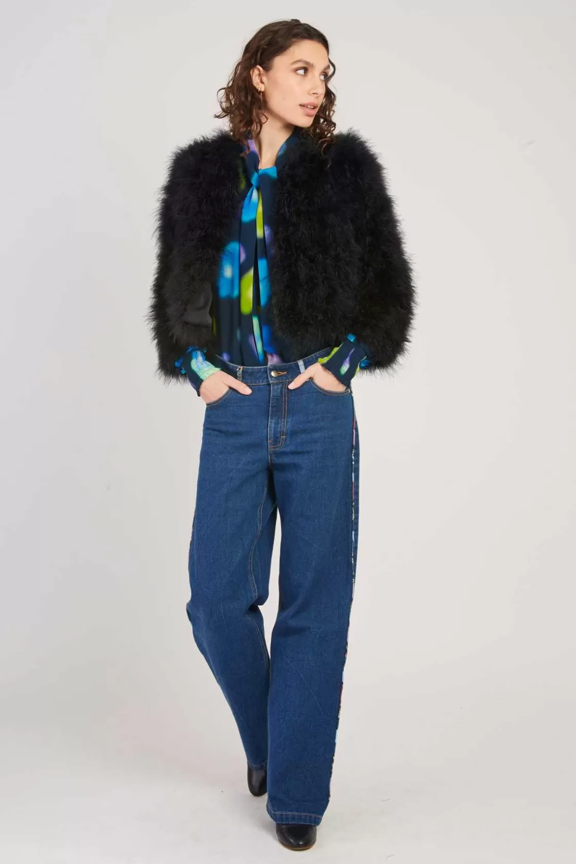 veste_unie_en_plume_linette_3.webp Maison Derhy Les Manteaux, Vestes & Doudounes-Veste unie en plume LINETTE